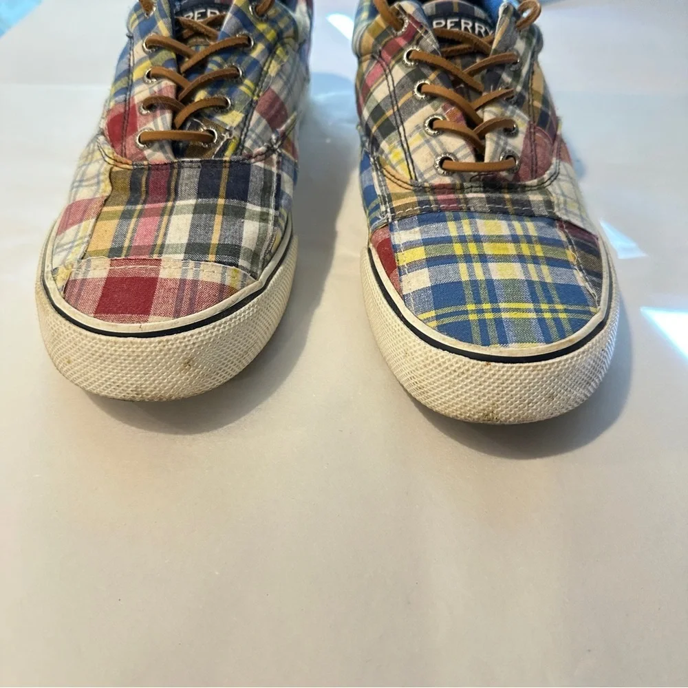 Sperry Top Sider STRIPER II  Patchwork Canvas Shoes STS19310‎